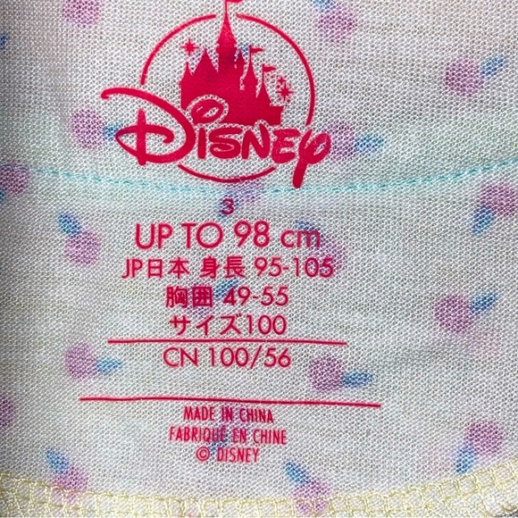 Disney Belle Beauty Nightgown Girls Size 3 PJ Pajama Lightweight Christmas Dress - Picture 5 of 7